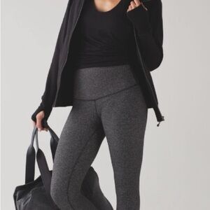 Lululemon Wonder Under Pants Leggings Herringbone Tights Sz 10 High Waist Large